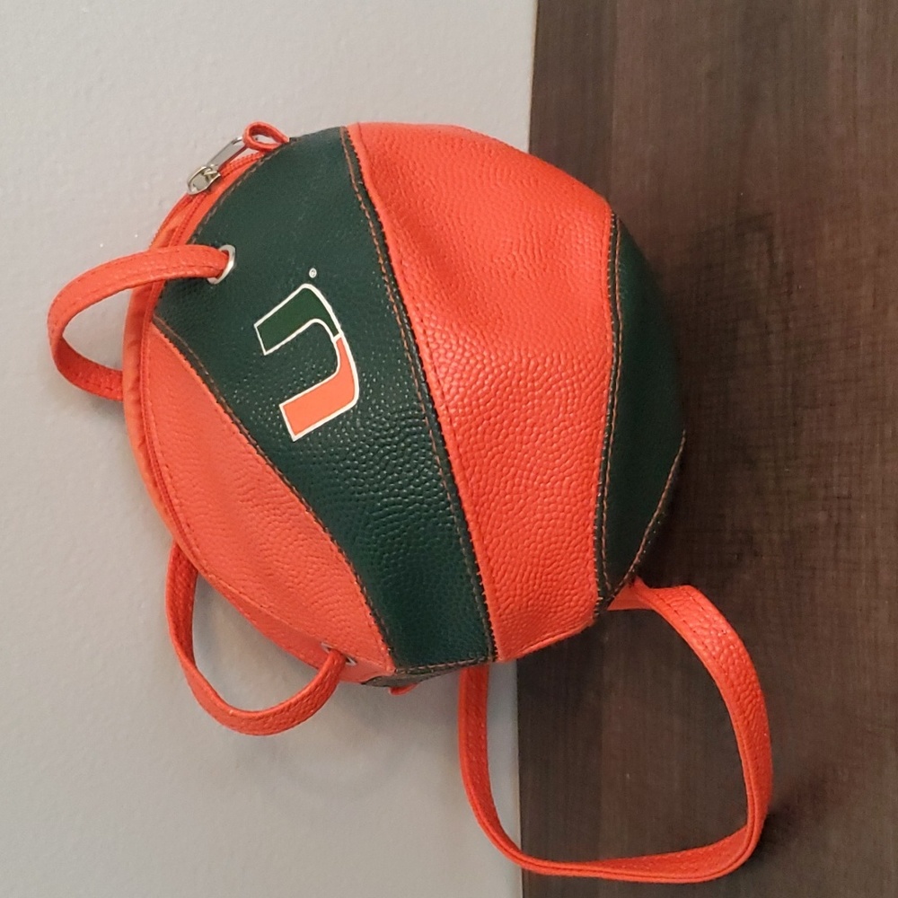 University of Miami crossover purse.